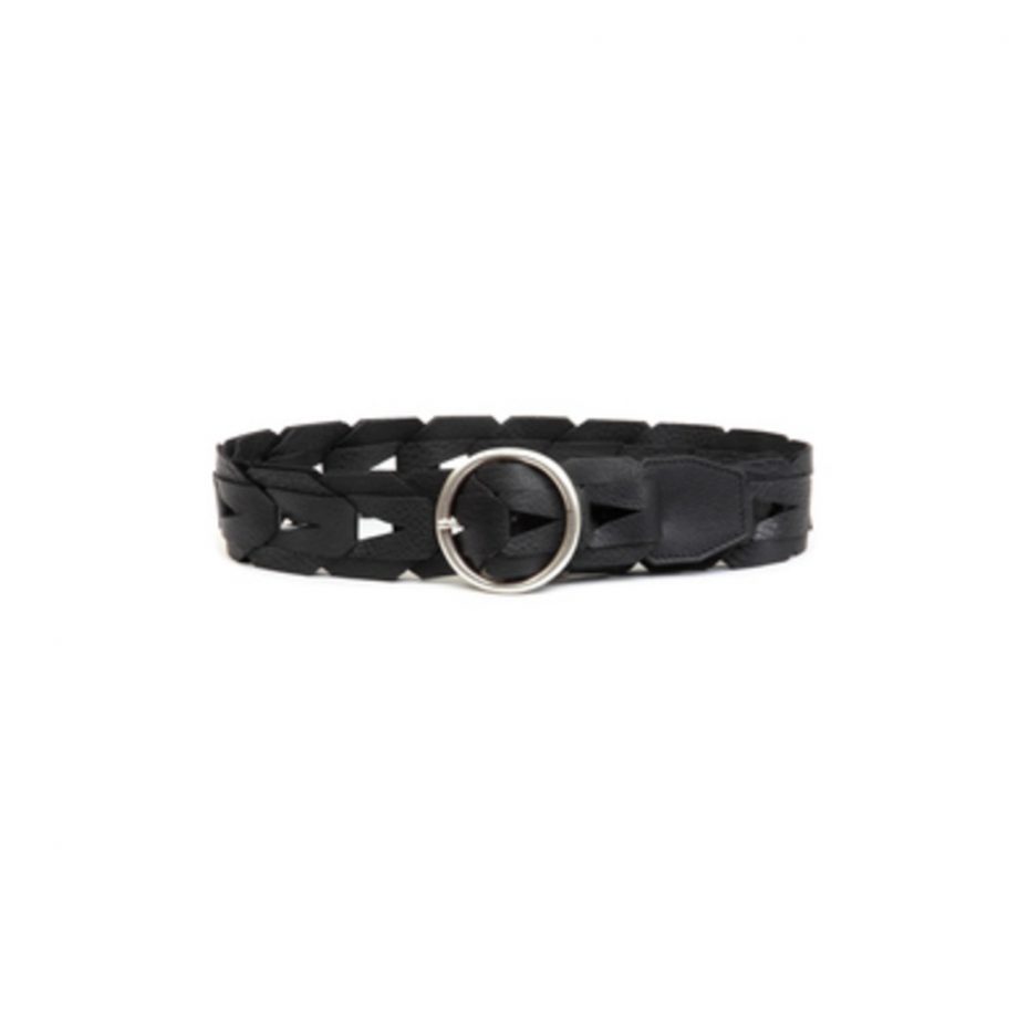 Braibe belt - Black Silver