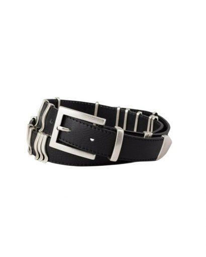 Rattle belt - Black silver