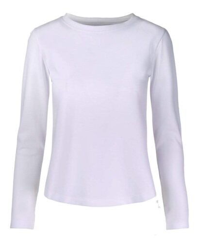 Violet long sleeve - White