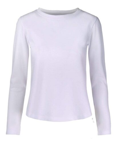 Violet long sleeve - White