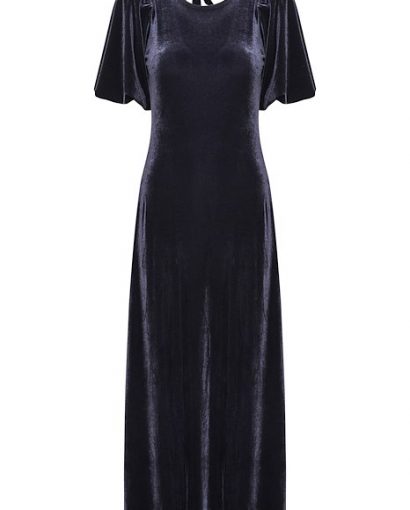 Ofia long dress - Marine blue