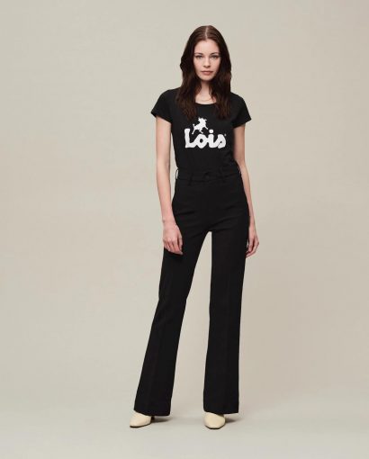 Silvia suple wool - Black