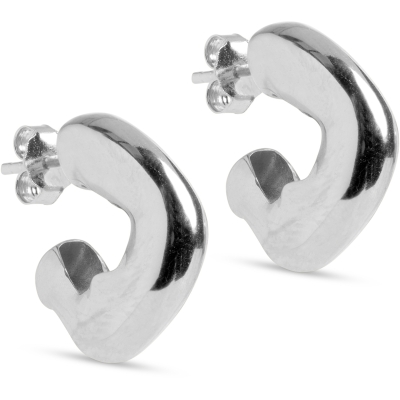 Gianna hoops - Silver