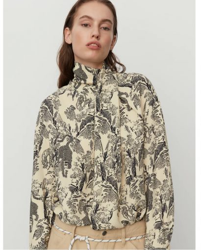 Mira blouse - Heritage tiger