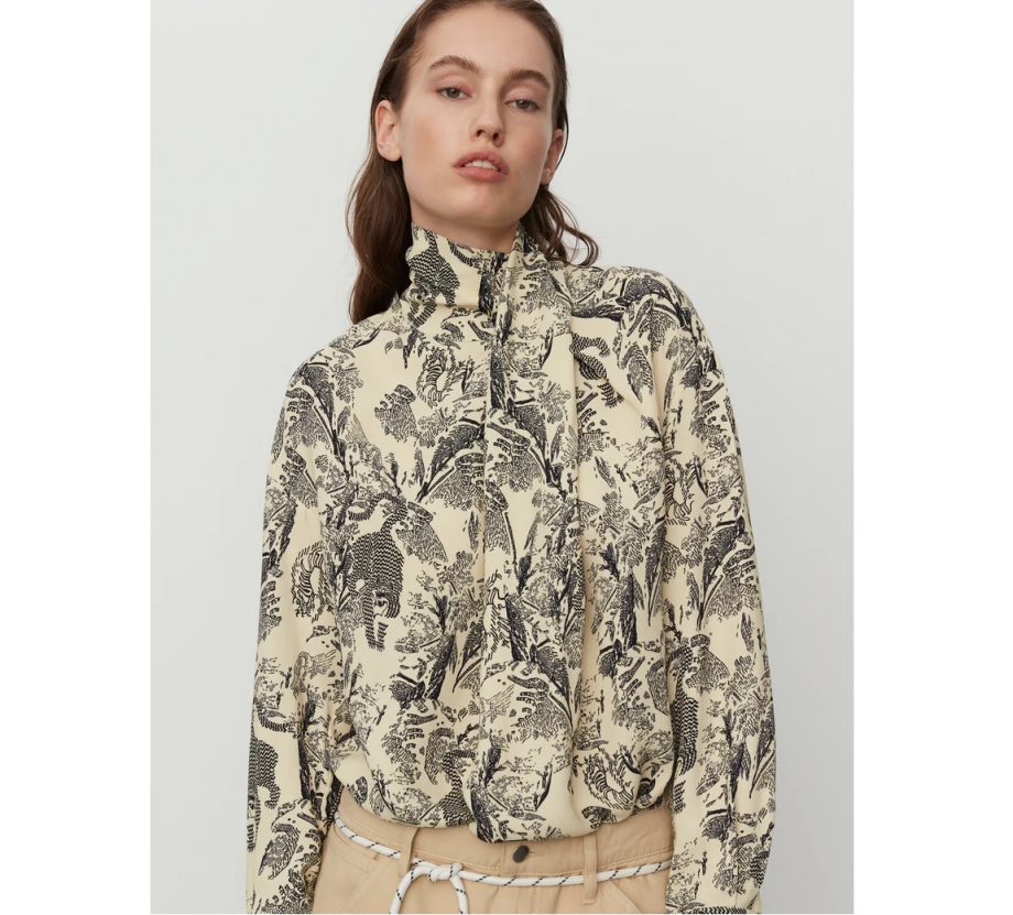 Mira blouse - Heritage tiger