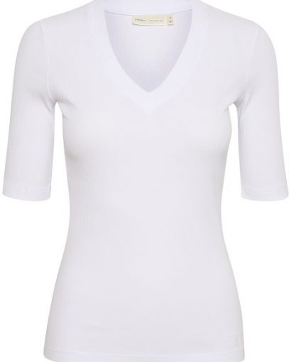 Dagna V T-shirt - Pure white