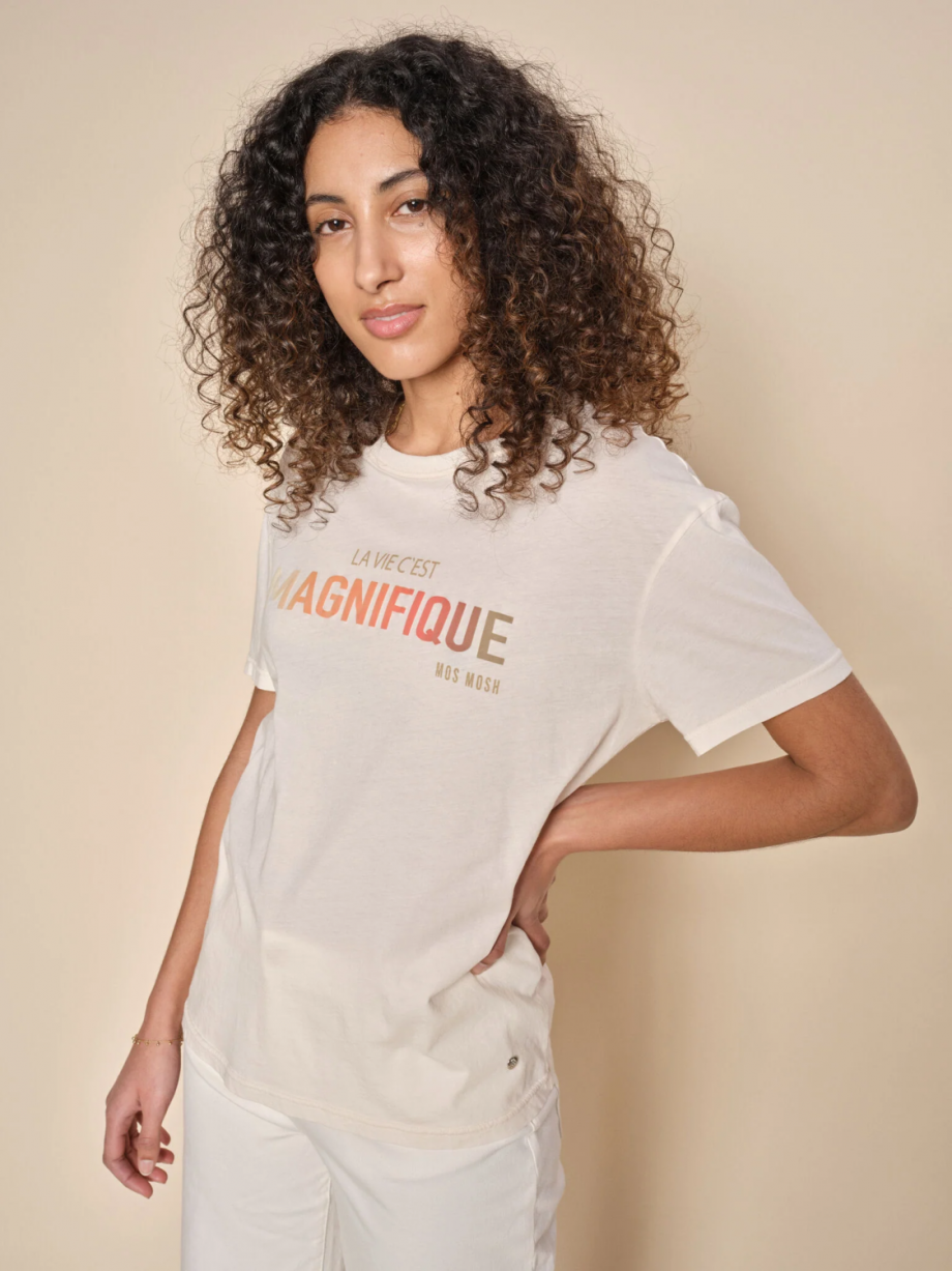 Marchella desert tee - Pearled ivory
