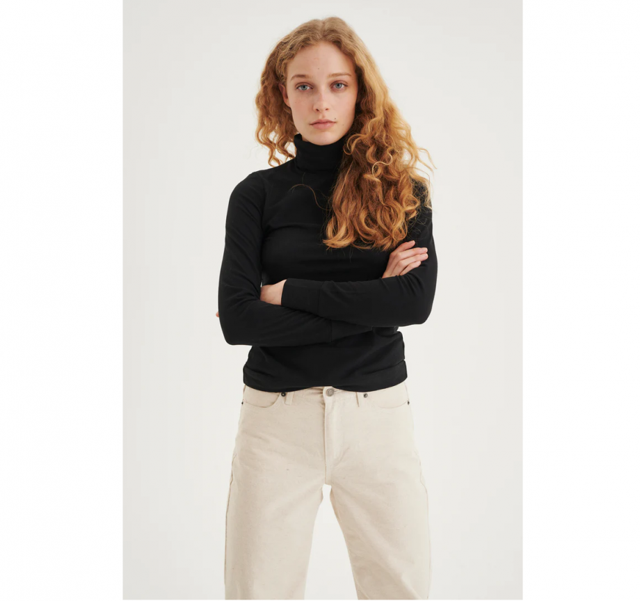 Fang rollneck - Black