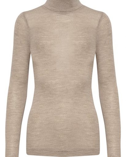 Fang rollneck - Oatmeal melange