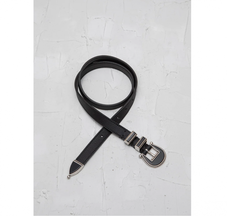 Moon belt - Black silver