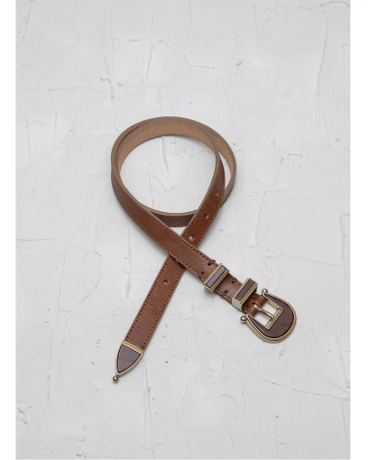 Moon belt - Nutmeg gold