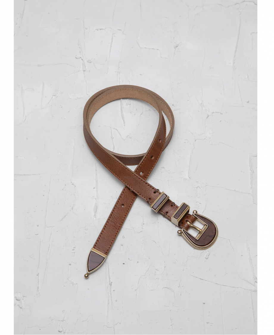 Moon belt - Nutmeg gold