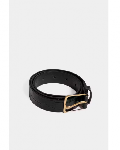 Aiden belt - Black croco