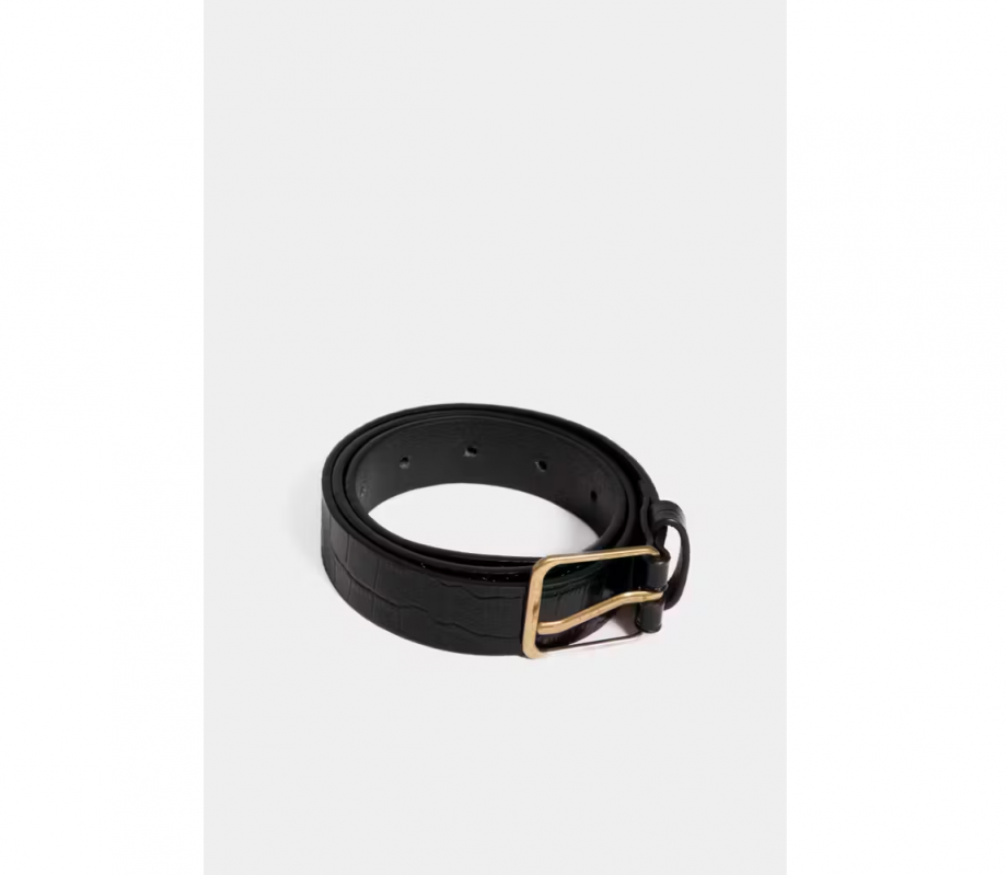 Aiden belt - Black croco