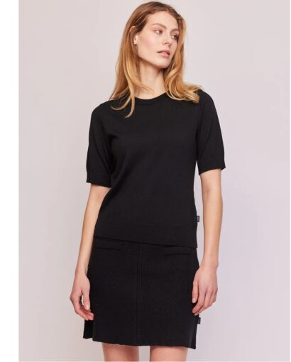 Emmy merino top - Black