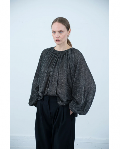 Dahlia Metallic - Black/Silver