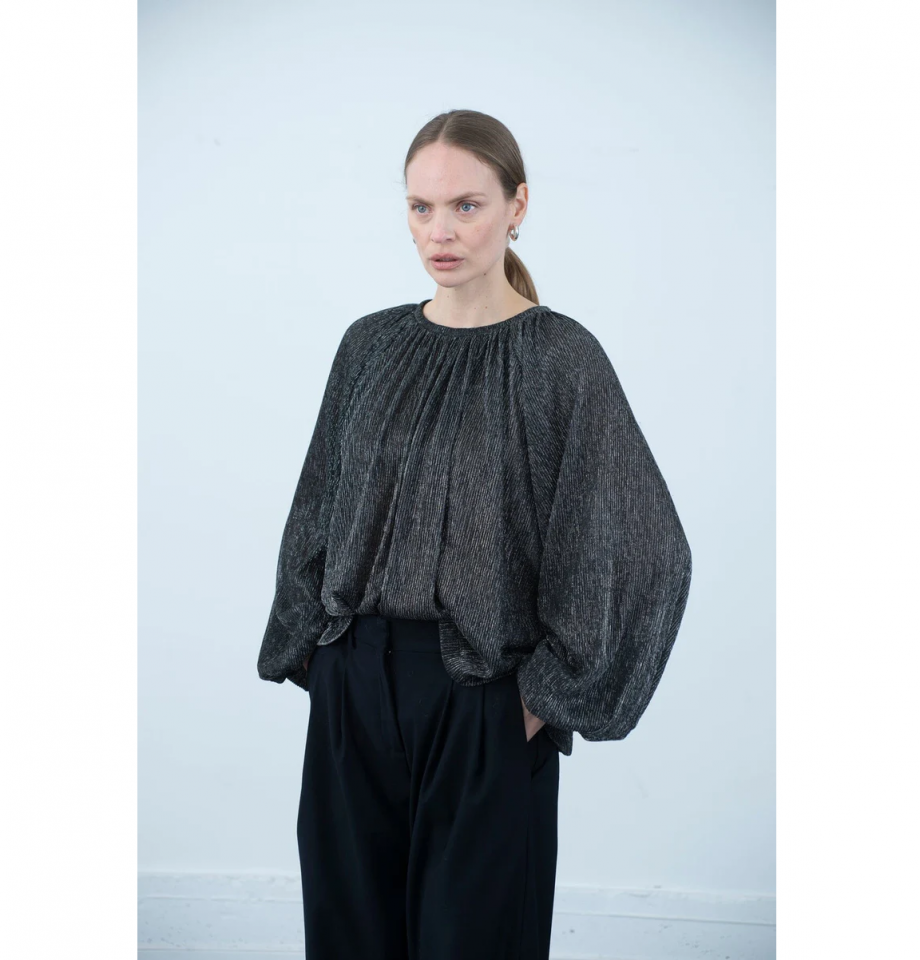 Dahlia Metallic - Black/Silver