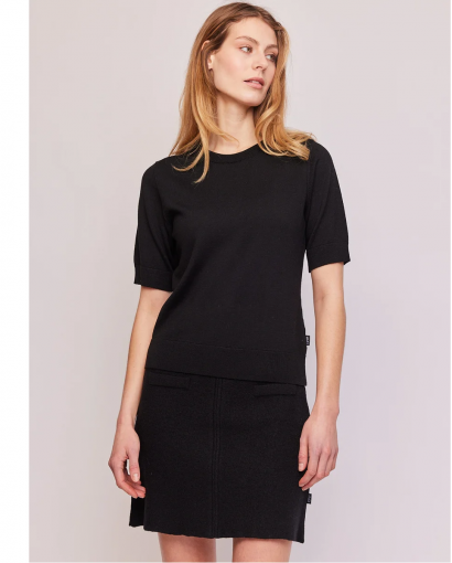 Emmy merino top - Black