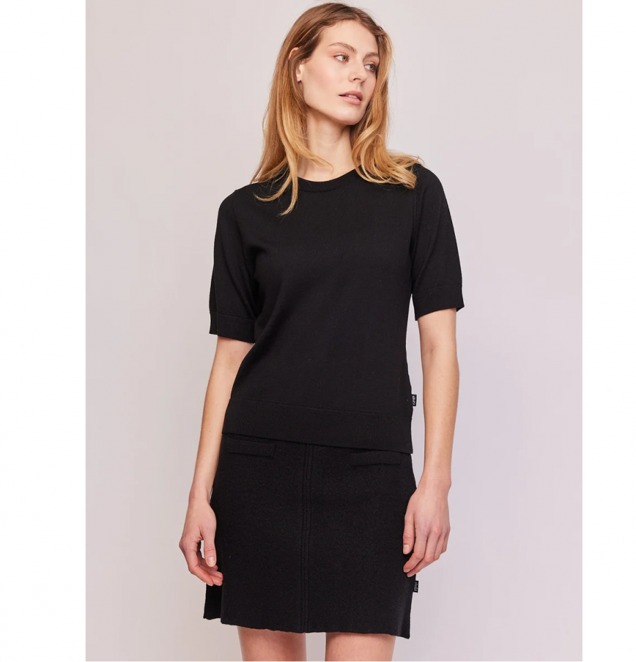 Emmy merino top - Black