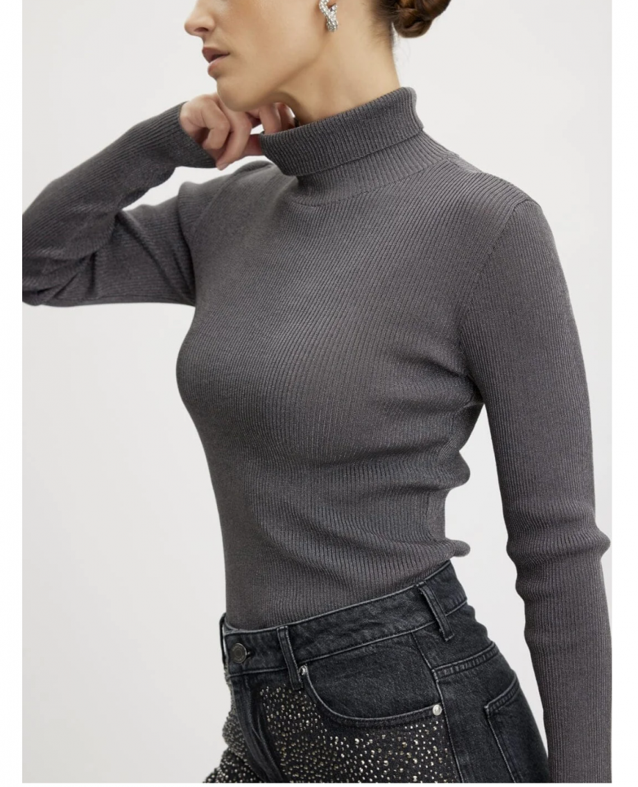Silvi rollneck - Nickel
