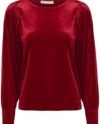Oriel blouse - True red