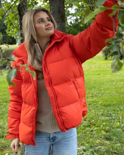 Atlas Down Jacket - Red coral