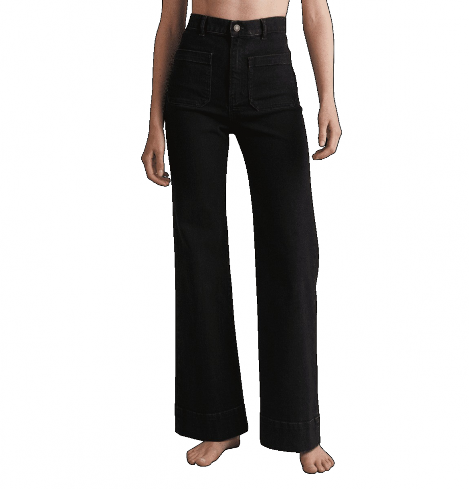 St Monica jeans - Black 2 weeks