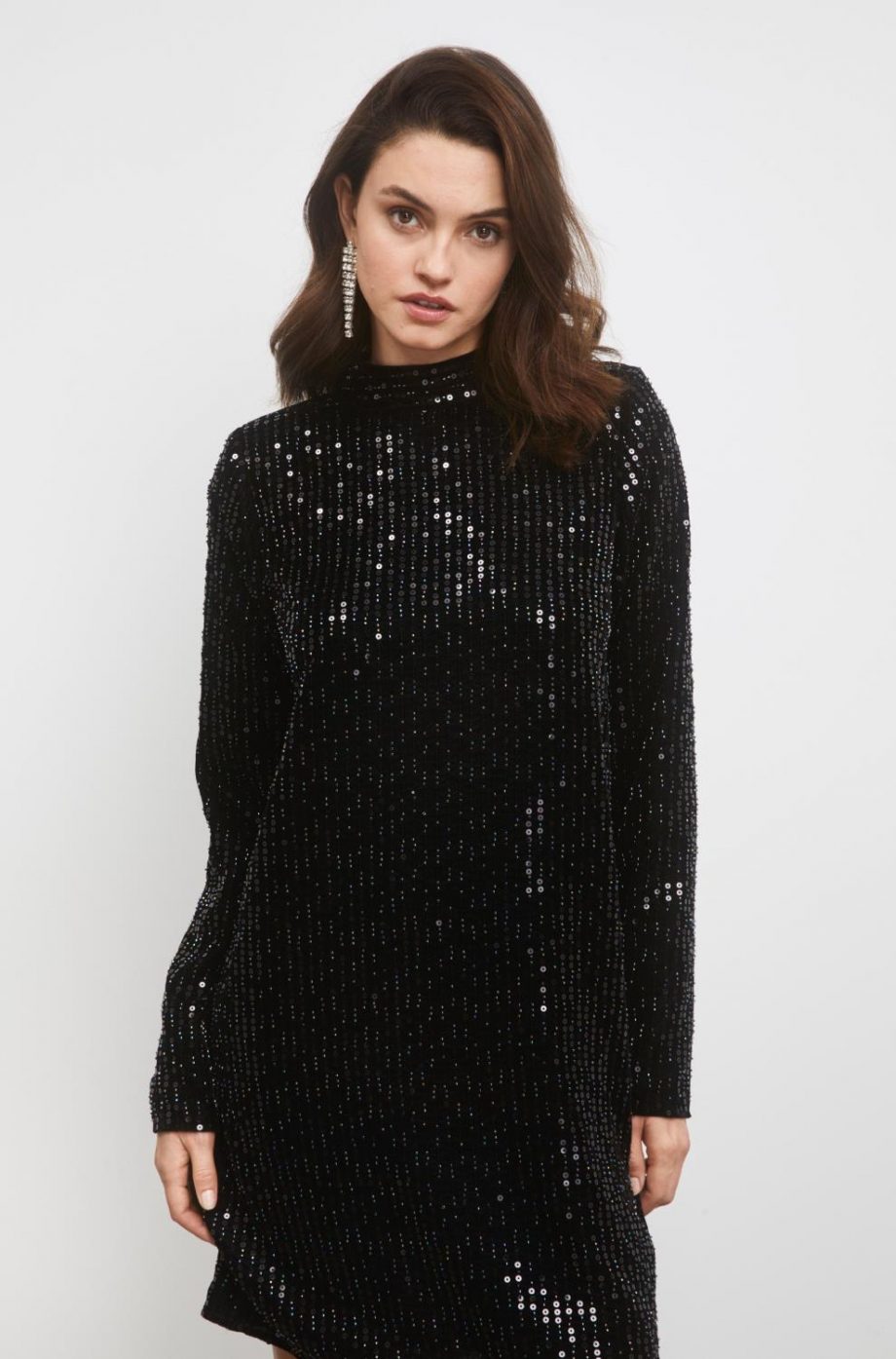 Club sequin dress - Black