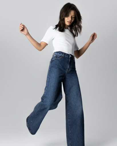 Pippa rib tee - White