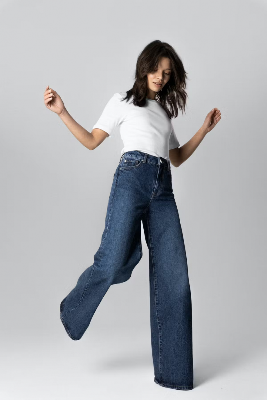 Pippa rib tee - White