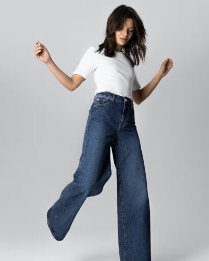 Pippa rib tee - White