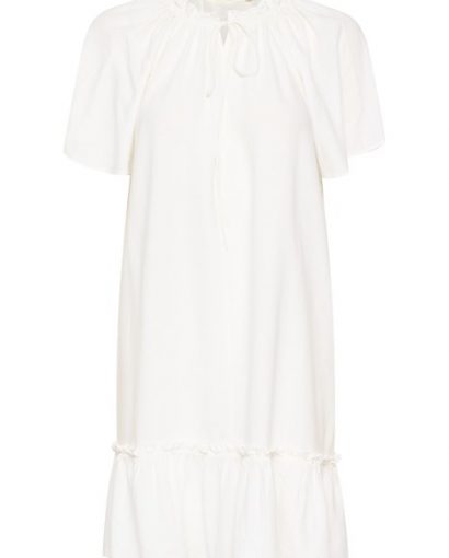 Ellie Flounce Dress - White