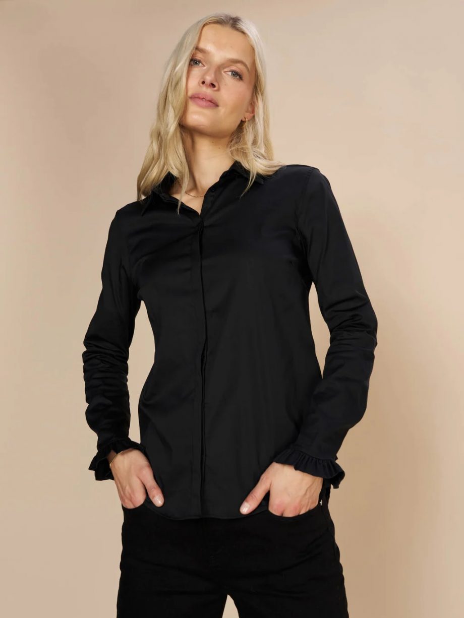 Mattie flip shirt - Black