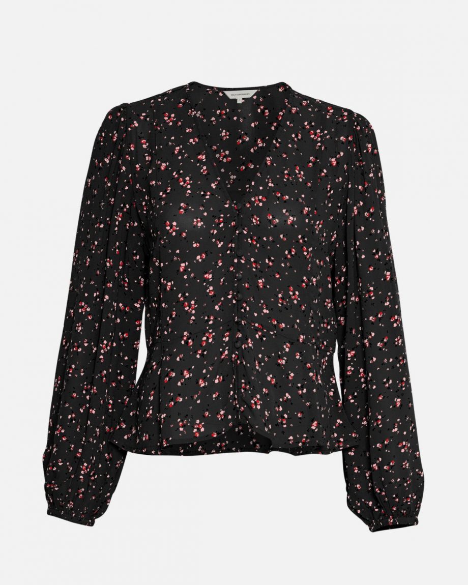 Orabella shirt - Black flowers