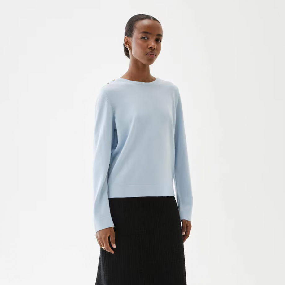 Annika top - Ice blue