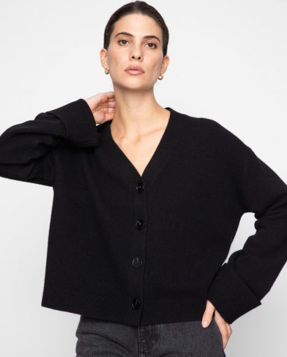 Aria knit cardigan - Black