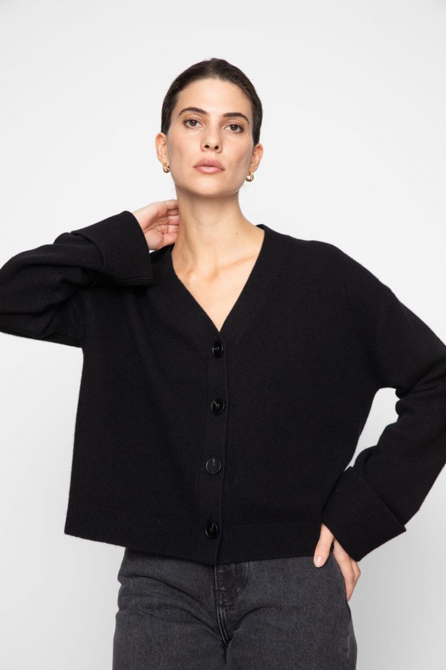 Aria knit cardigan - Black