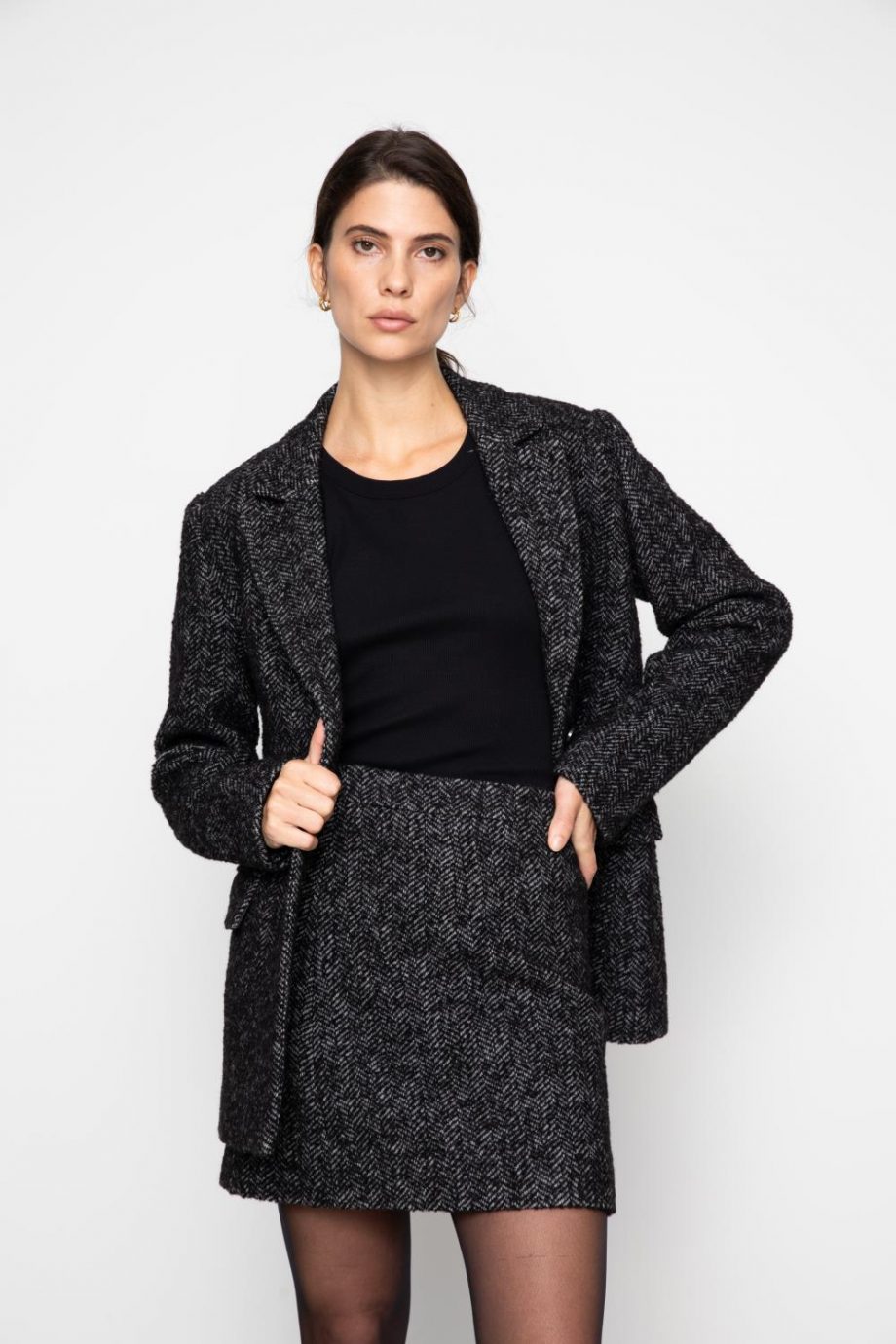 Alexandra skirt - Black herrington