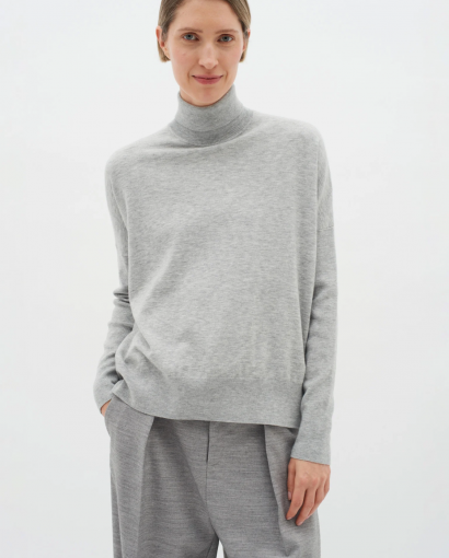 Kellsie turtleneck - Granite melange