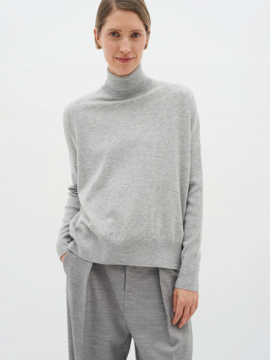 Kellsie turtleneck - Granite melange
