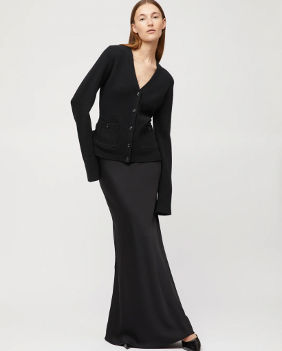 Adele cardigan - Jet black
