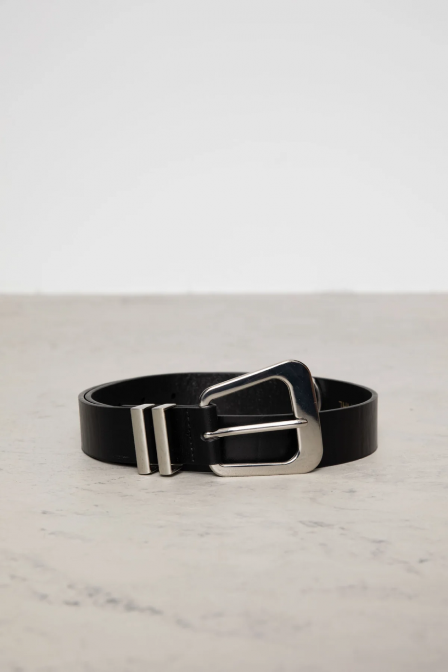 Bennett  belt - Black silver