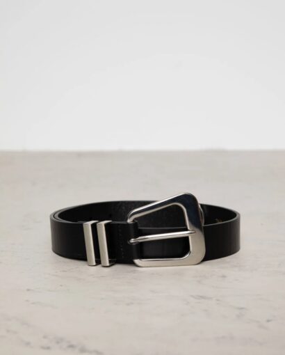 Bennett  belt - Black silver
