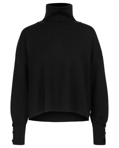 Tyra merino sweater - Black