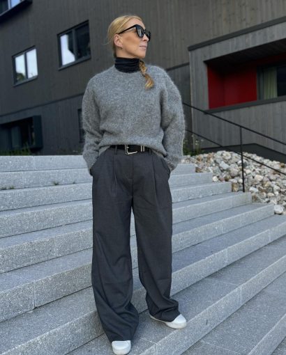 Duke Rayon Blend - Dk Grey mel