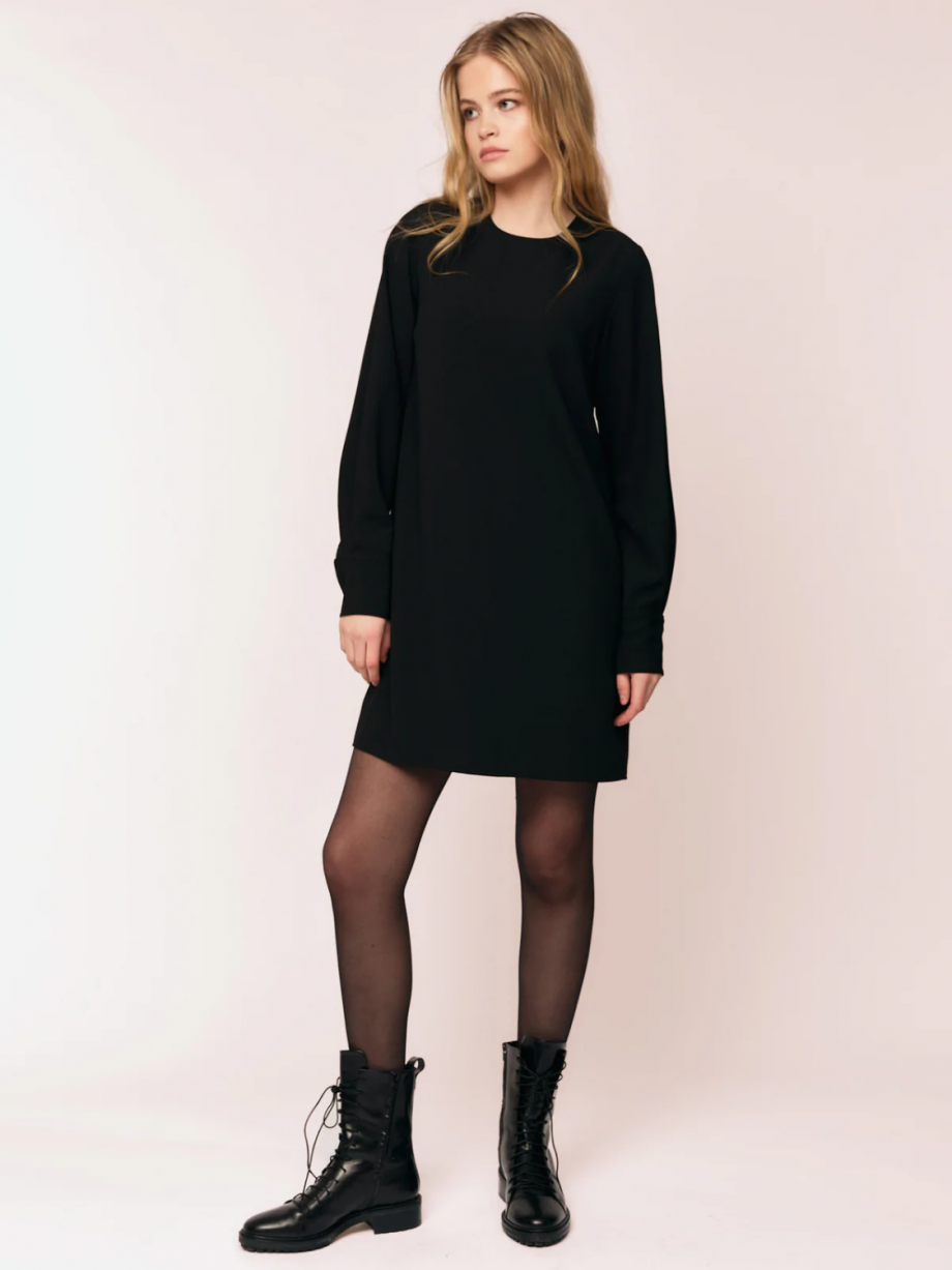 Ebony midi dress - Black