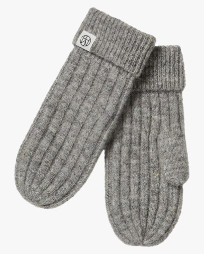 Hope icon mittens - Medium grey