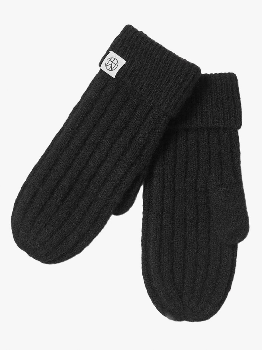 Hope icon mittens - Black