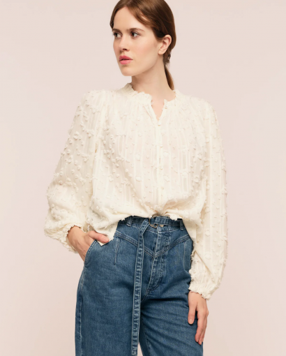 Julia LS blouse - Turtledove