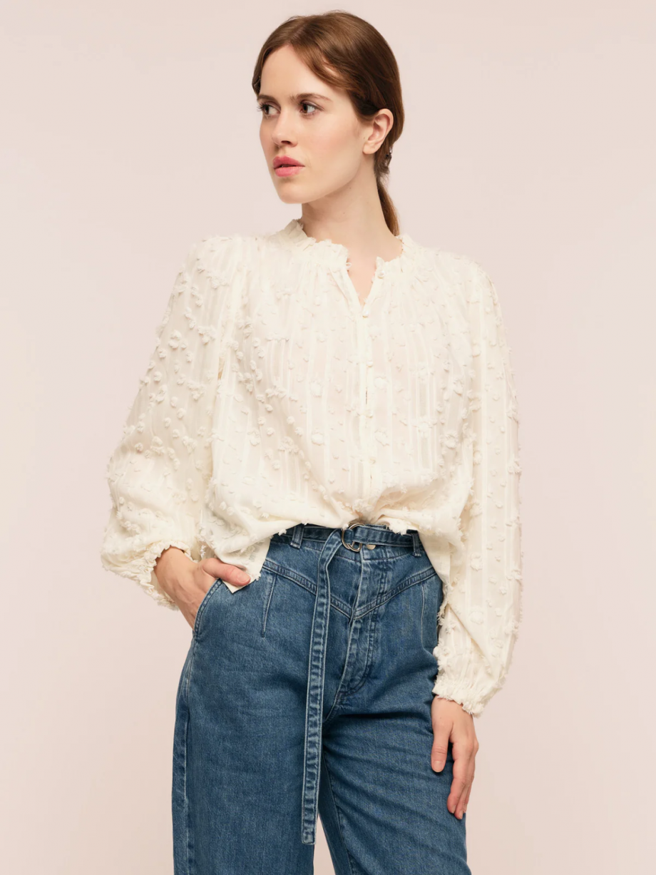 Julia LS blouse - Turtledove